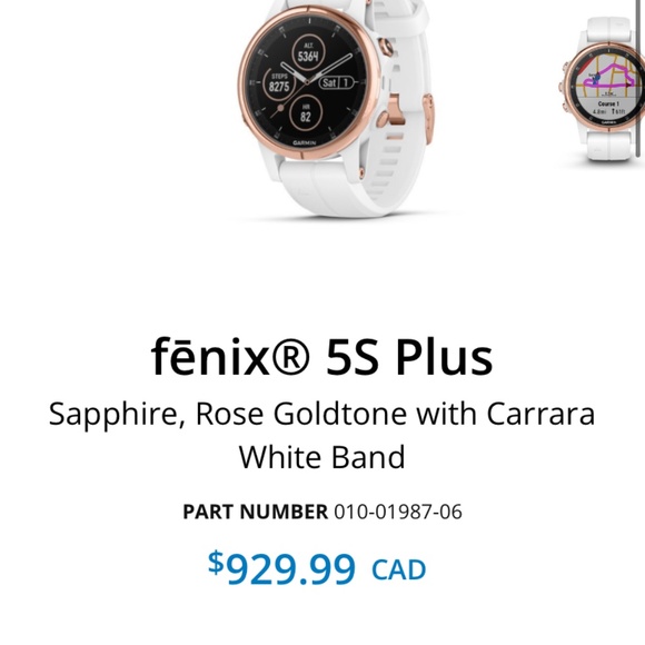 Garmin Fenix 5S Plus Sapphire - Picture 2 of 2